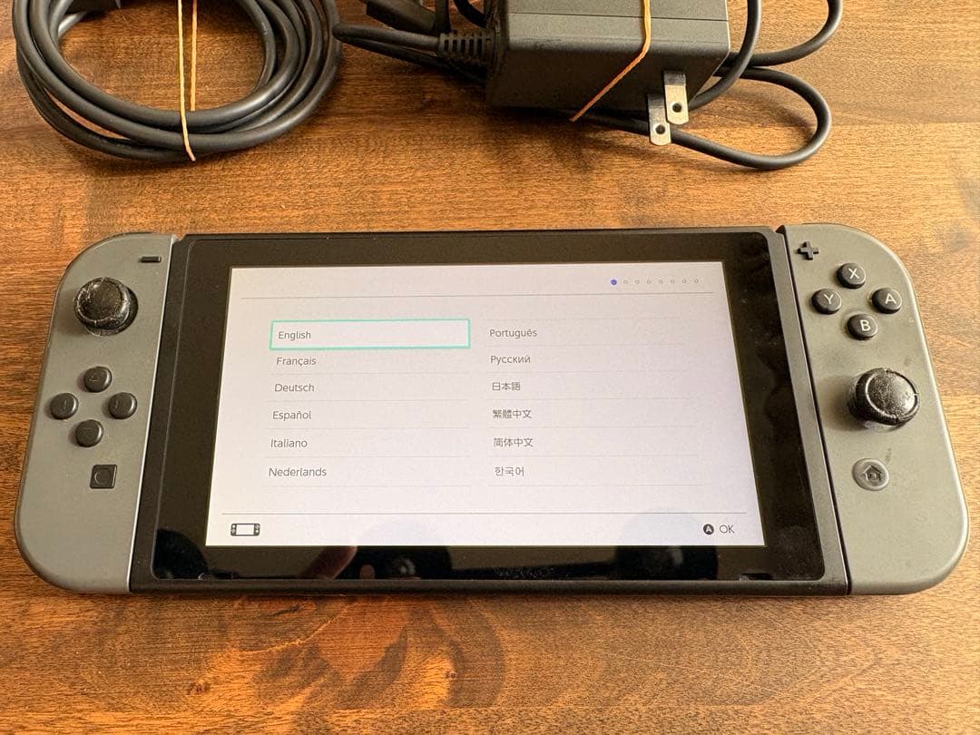 Nintendo Switch 本体 グレー 動作品