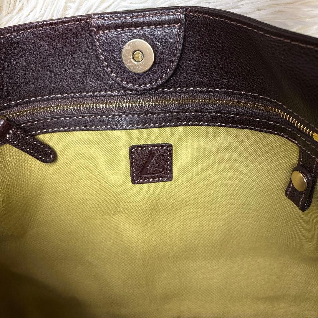 美品、土屋鞄、AGIR、アジール、2WAY、ショルダーバッグ、レザー