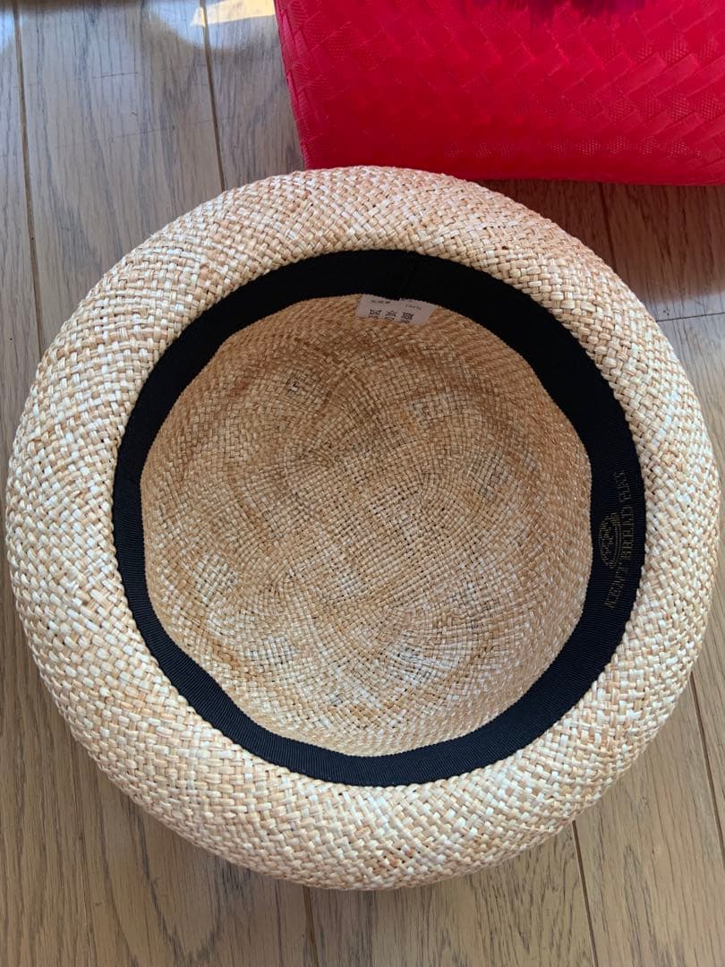 新品未使用　KENT BREAD HAT 麦わらチェリーパイハット