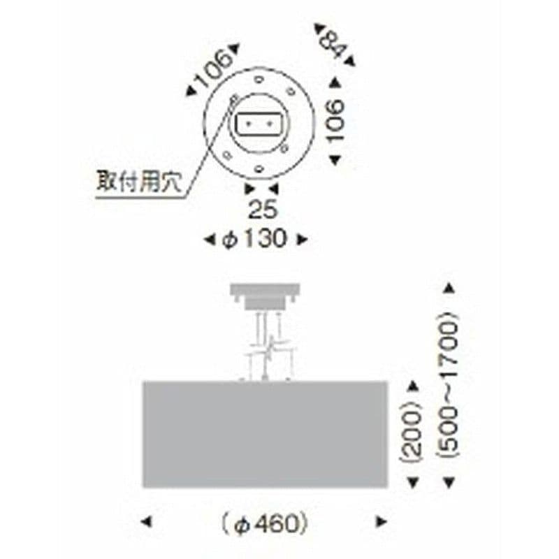 9 遠藤照明 和風 ペンダント ライト レース レイヤー 二重シェード