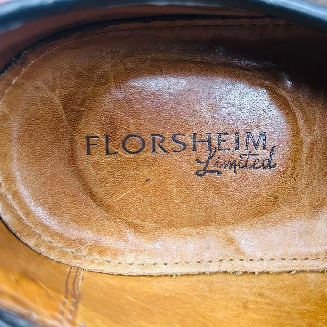 【極美品】FLORSHEIM Limited ウイングチップ 外羽根 7.5D