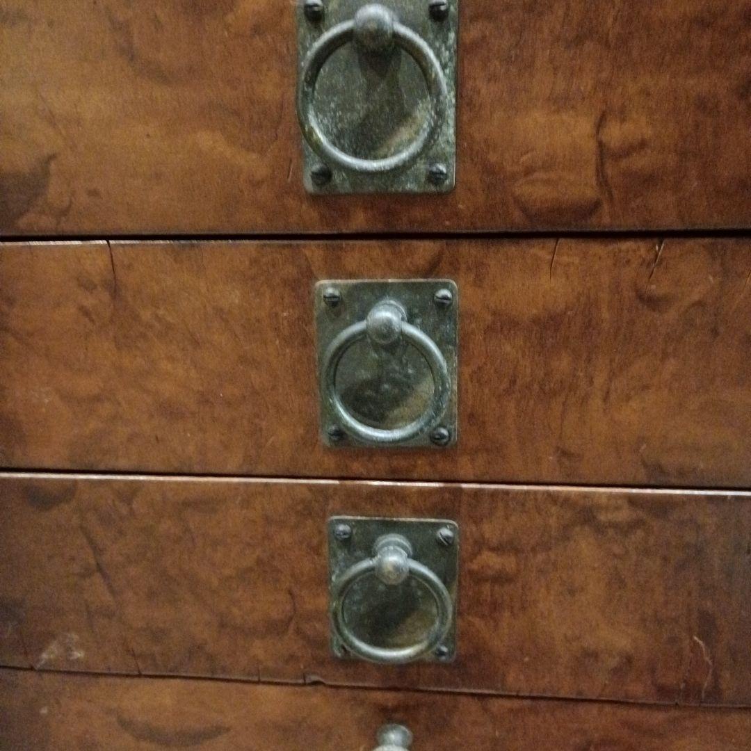 ビンテージスタイル　木製タンス 6段引き出し