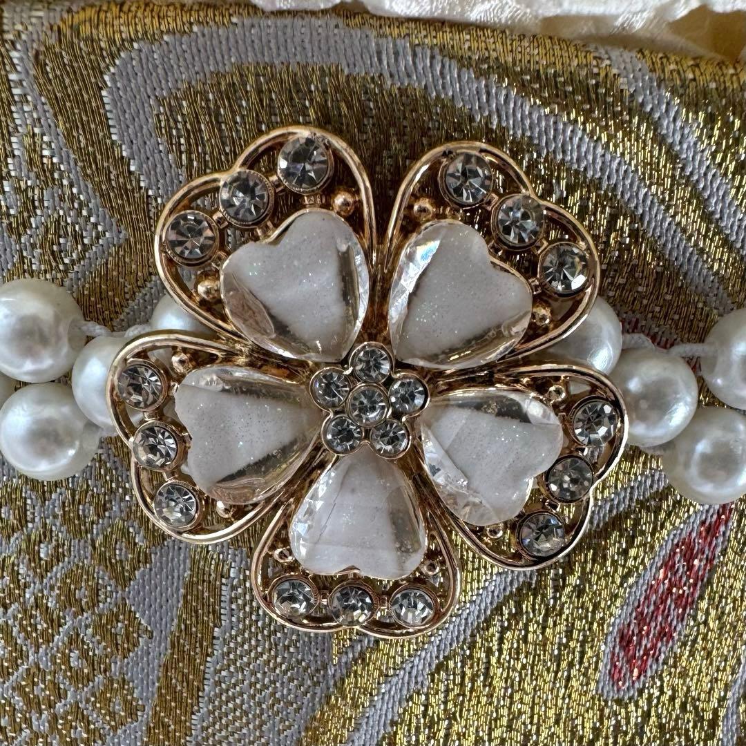 京都きもの友禅　豪華振袖8点フルセット　正絹 　成人式　お正月　パーティ　白地