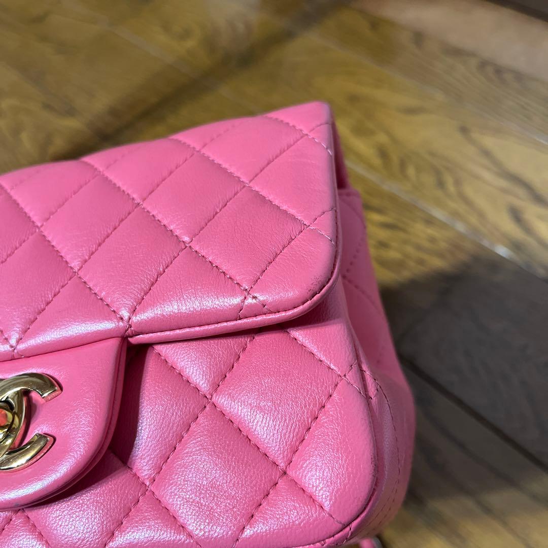chanel ミニマトラッセ　ピンク　ショルダーバッグ