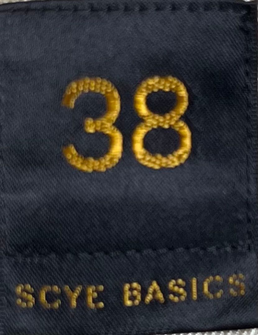 サイ SCYE BASICS //Pコート▲ウールカシミヤ　ネイビー 38