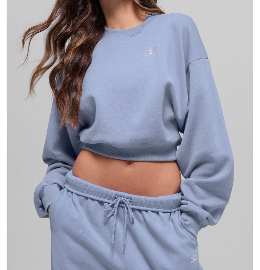 【新品未使用】 alo yoga 裏起毛 スウェット