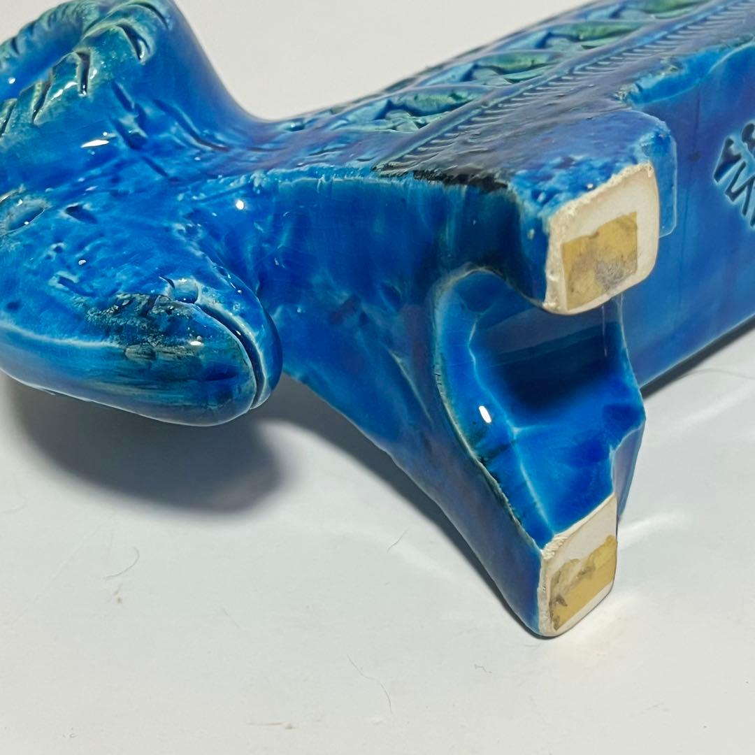 美品　FLAVIA BITOSSI 羊　置物　フラビア　ビトッシ　リミニブルー