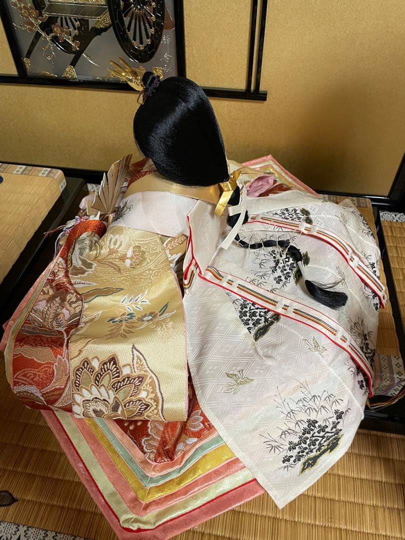 豪華なひな人形　親王飾り　②京都西陣 お雛様 雛人形フルセット　サイズ大