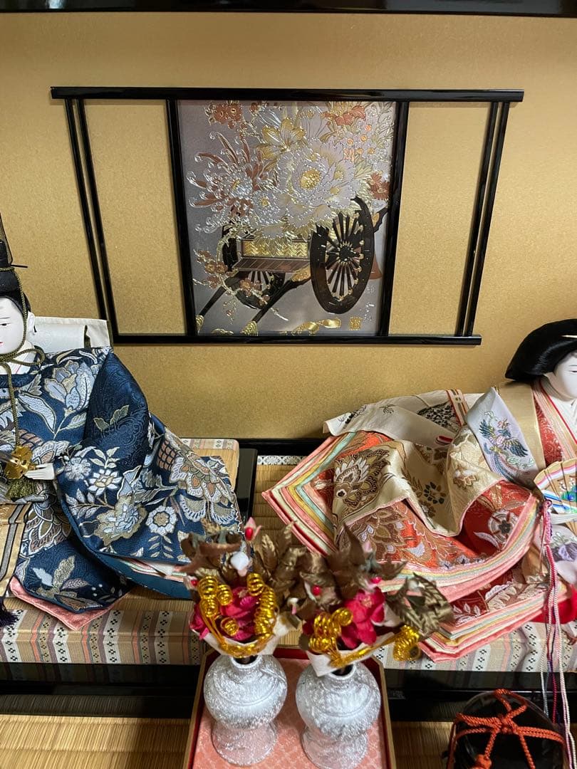豪華なひな人形　親王飾り　②京都西陣 お雛様 雛人形フルセット　サイズ大