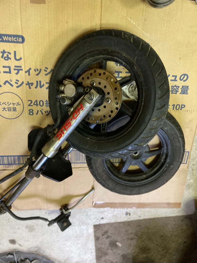 ライブディオZXホイール前後セットキャリパーステムマスターフルセット