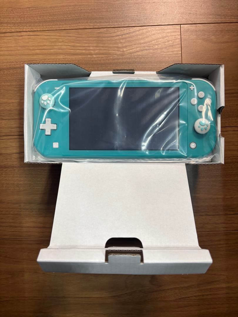 【箱付き】Nintendo Switch Lite ターコイズ(グリップおまけ)