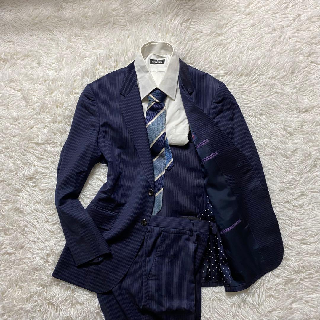 ポールスミス セットアップ　スーツ　メンズ　ゼニア　水玉柄