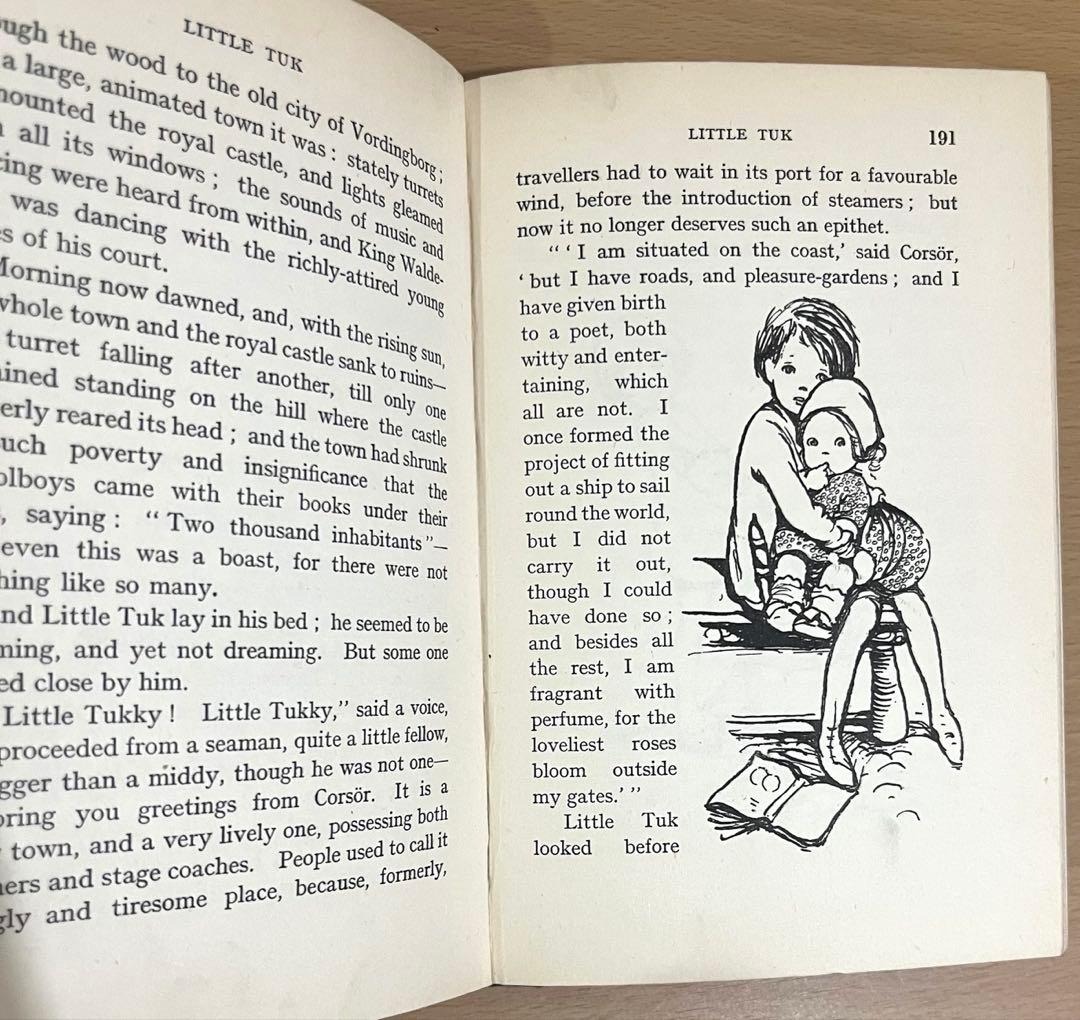 No.350希少 古書 洋書 絵本 アンティーク アンデルセン　童話　児童書