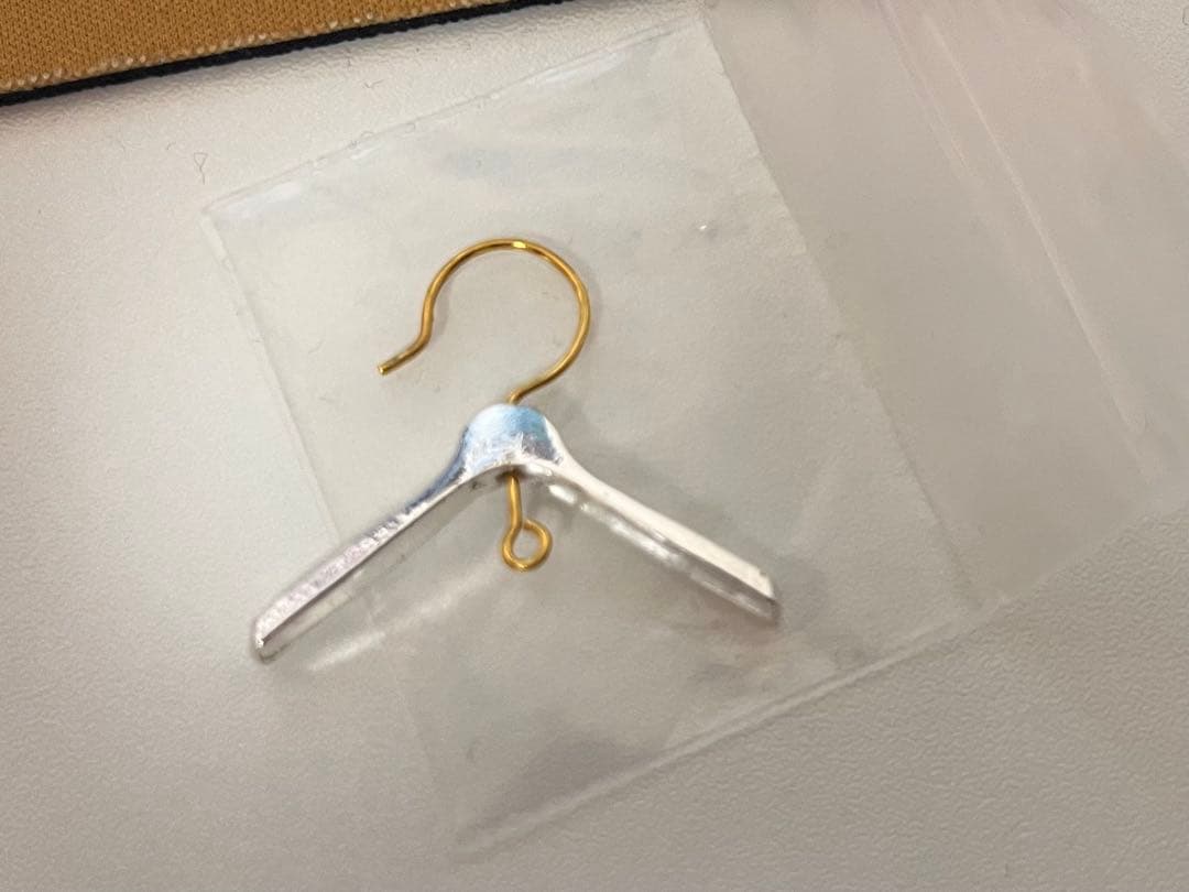 マ*プ様 ha | za | ma hazama ハンガーピアス ゴールド×シル