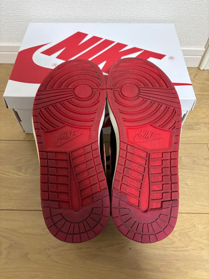 ナイキ エアジョーダン1 レトロハイOG \"ブレッド\" カスタム 28.0cm