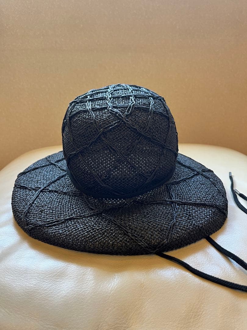 美品 La Maison de Lyllis ハット　ブラック