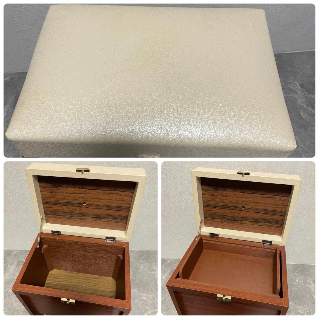 ジャノメ ハンディーキャスターデラックスCB ミシン 収納テーブル　スツール付