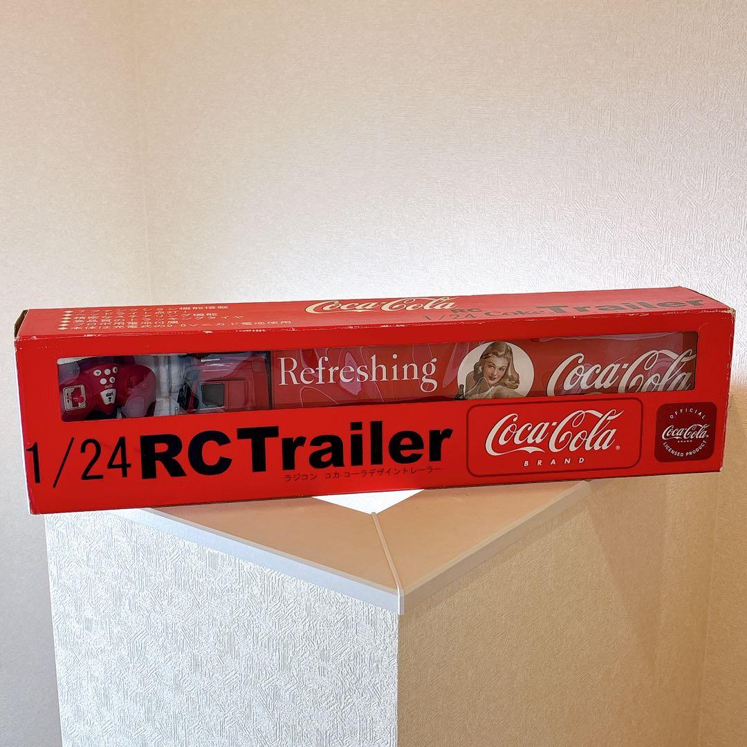 希少！　特大　コカコーラ　トレーラー　ラジコン　全長70cm 120周年記念品