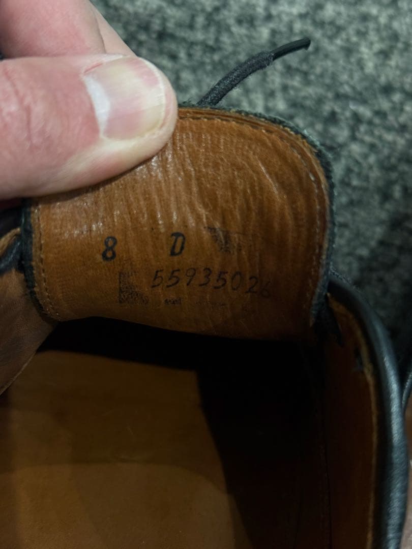 アメリカ製　ブルックスブラザーズ　プレーントゥ美品US8D 26cm