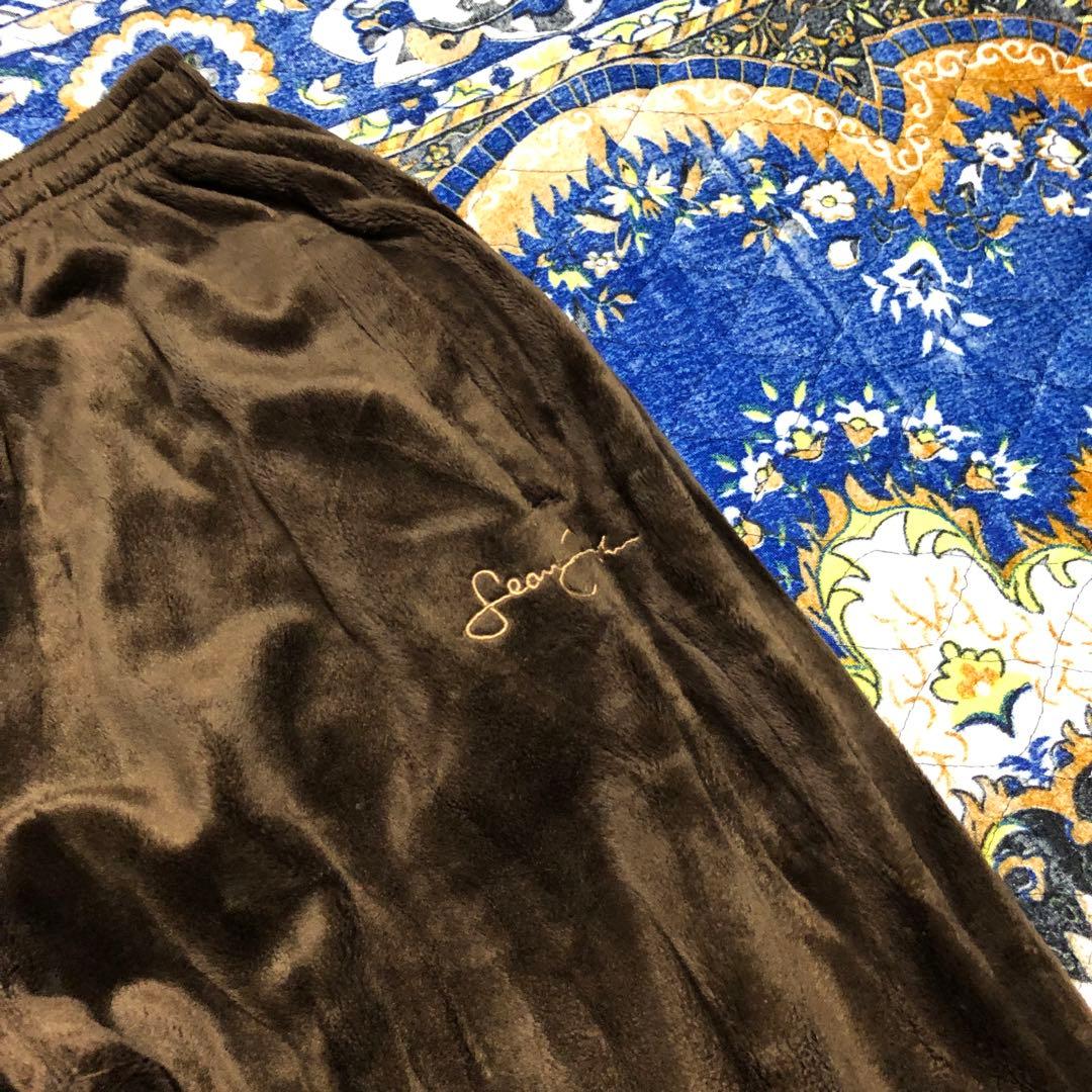 ショーンジョン　セットアップ　ベロア　ブラウン　2XL