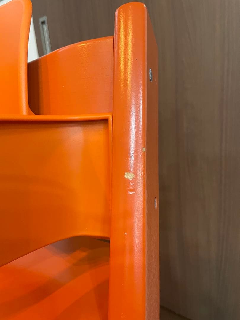 STOKKE　トリップトラップ　ベビーセット付き オレンジ