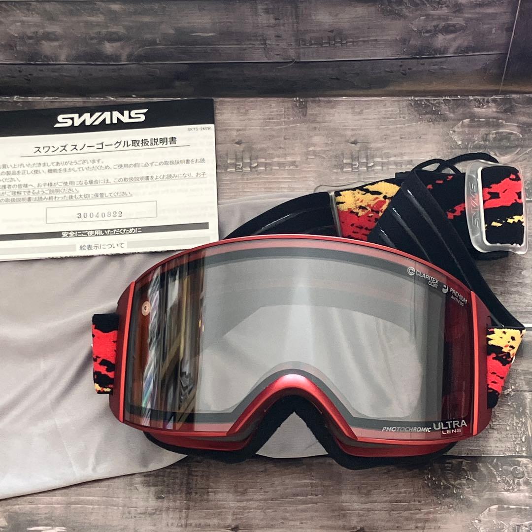 SWANS ゴーグル ラカン RA-MDH-CU-LG (R/GM) 24/25