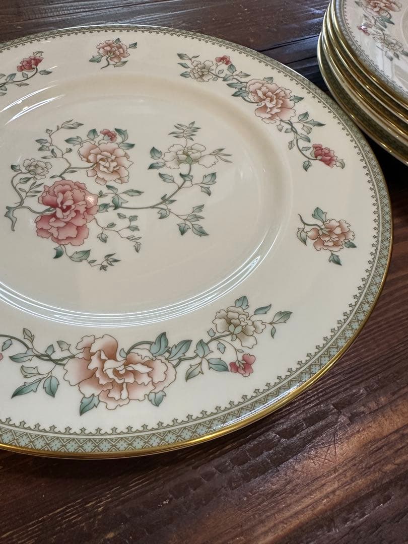 ミントン ジャスミン27cmディナー皿￼6枚セット バラ売りOK