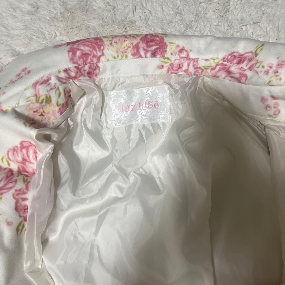 LIZ LISAフラワープリント ポンチョコート