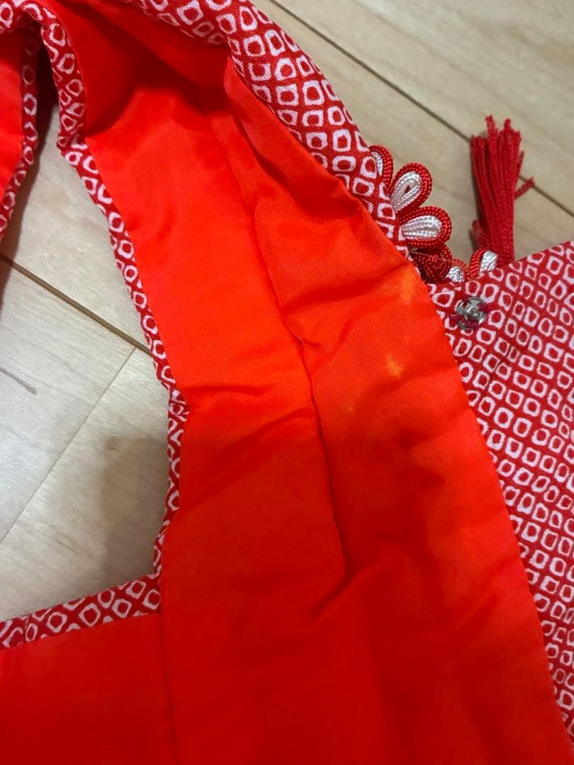 3歳七五三用 アンティーク着物と被布セット