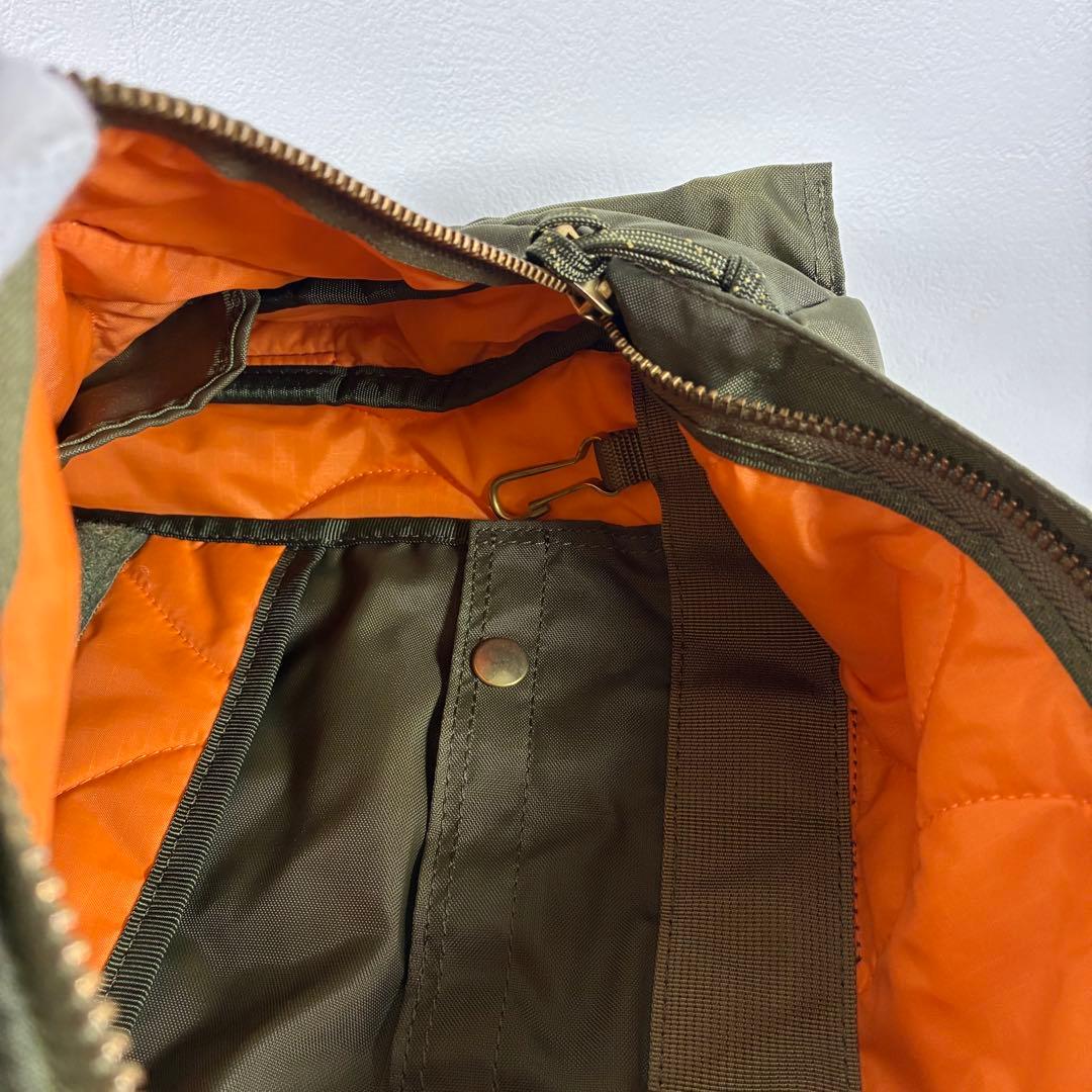 [極美品] PORTER force バックパック リュック カーキ2way