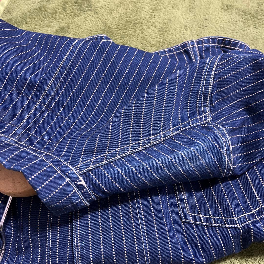 ア*ビ様 フリーホイーラーズ　ウォバッシュストライプカバーオール