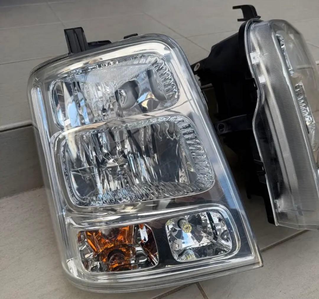 美品　64エブリイ系後期　ヘッドライト 2個セット