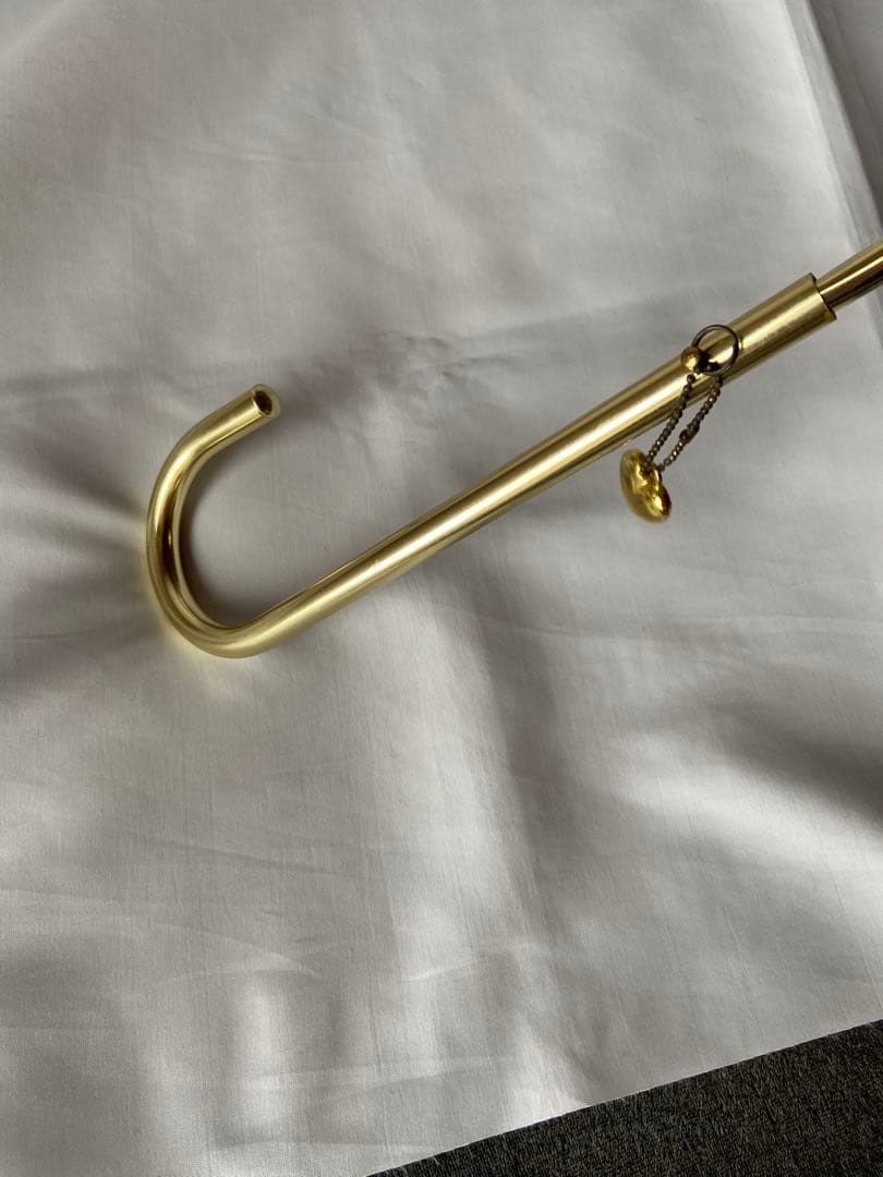 ★レア★　MARS マーズ　リボン付フリルMARSストーンロゴ柄長傘　黒✗ピンク