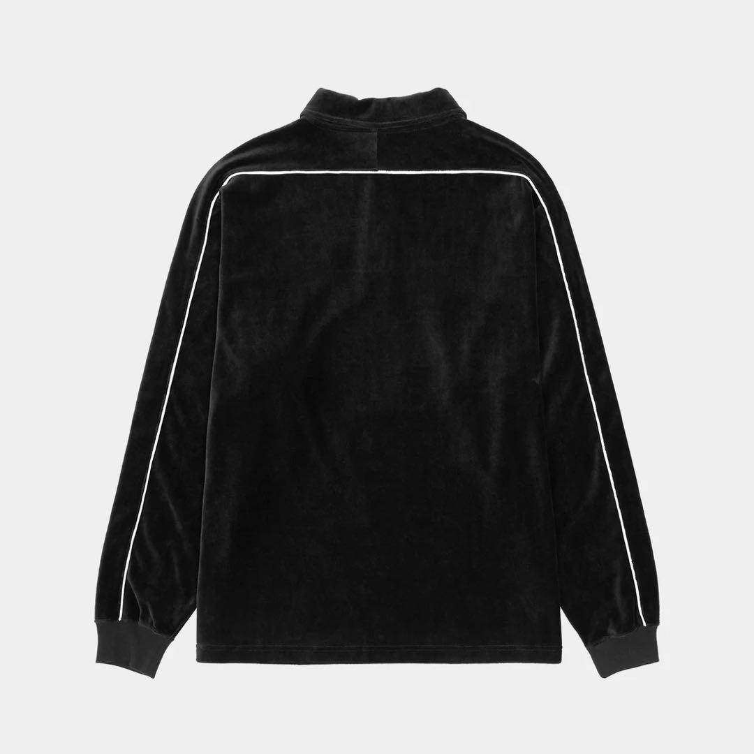 【即完売品・新品】ハフ H DOT VELOUR POLO ベロア素材 長袖ポロ