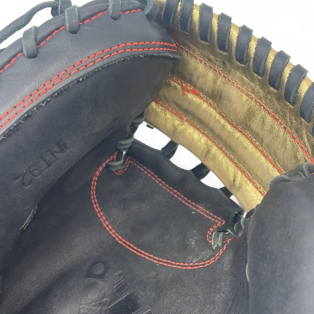 【adidas 】軟式キャッチャーミット 黒/金