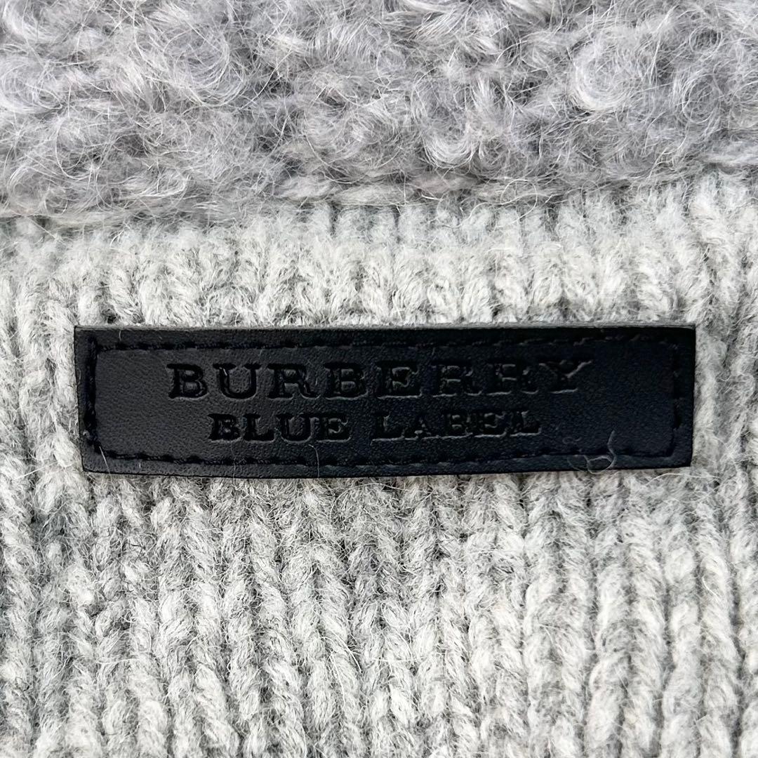 【RT 152613ページ】バーバリーブルーレーベル ニットポンチョ