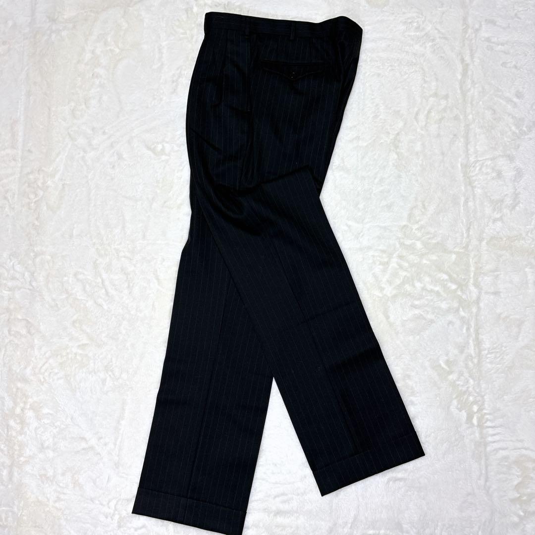 【美品】Burberry BLACKLABEL スーツ　3ピース　黒　38R