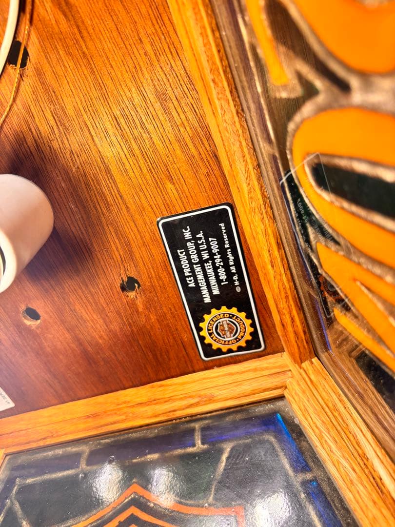 Harley Davidson プールバーライト ビンテージ　超レア　USA什器