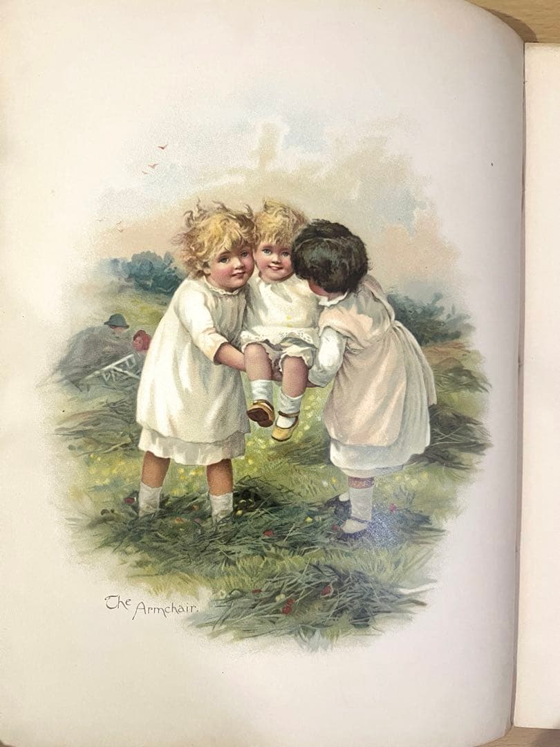 No.409希少 古書 洋書 絵本 児童書　アンティーク　ビクトリア　詩集　童謡