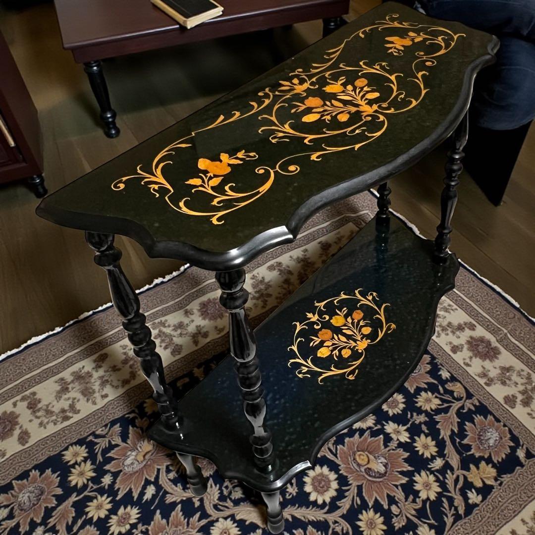 【良品】 Demain ドマン　コンソールテーブル サイドテーブル