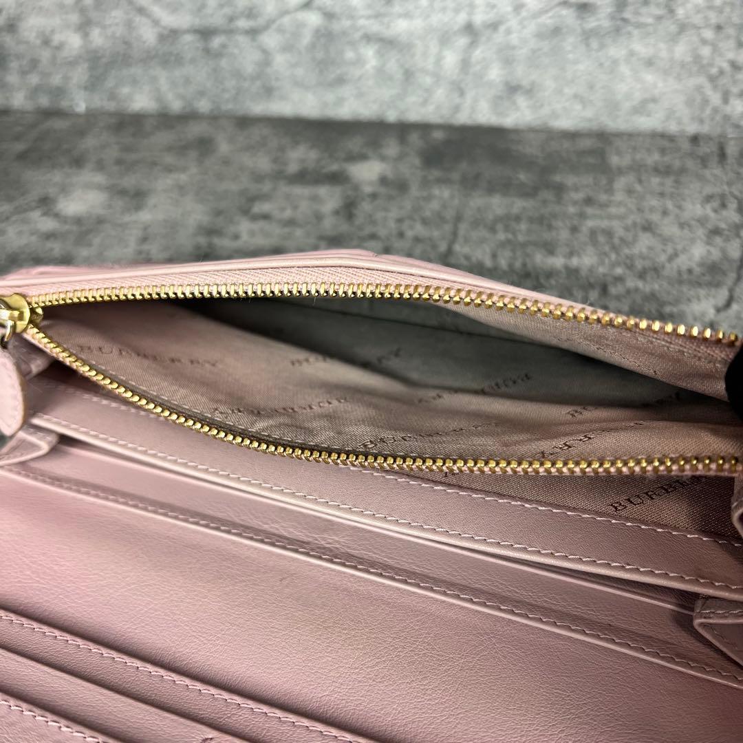 BURBERRY ノバチェック レザー×キャンバス 長財布