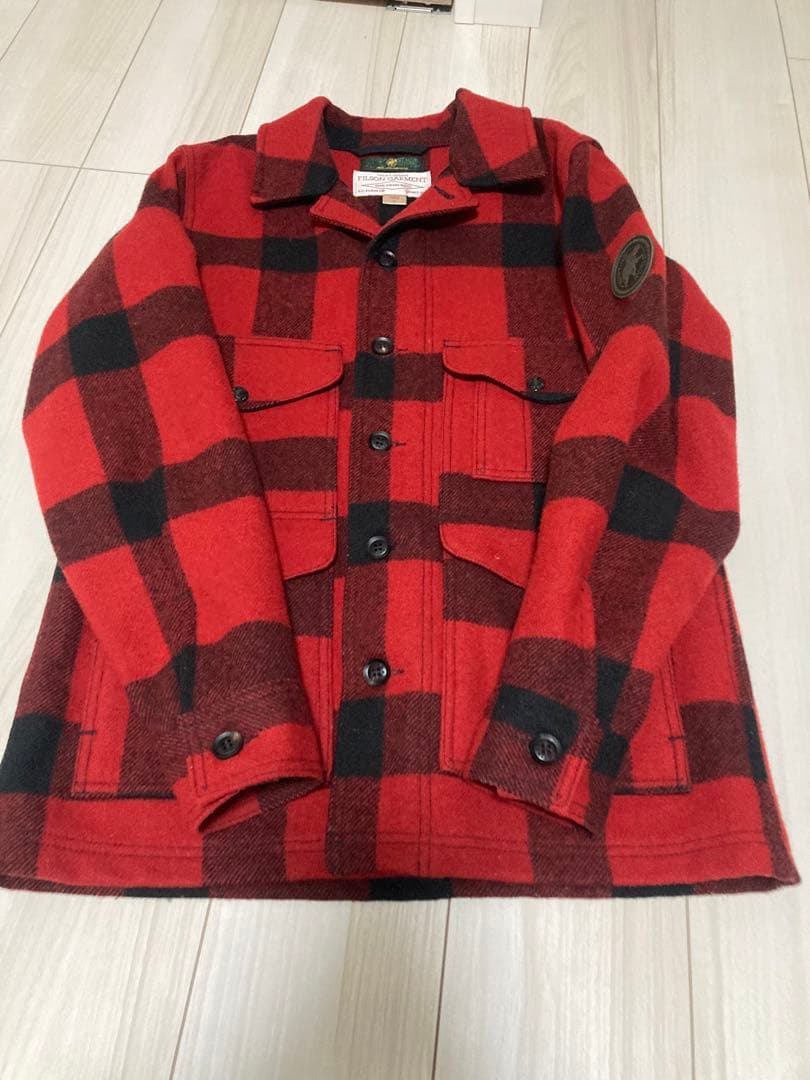 ハンティングワールド 50周年 ×フィルソン シングルマッキーノクルーザー 赤黒