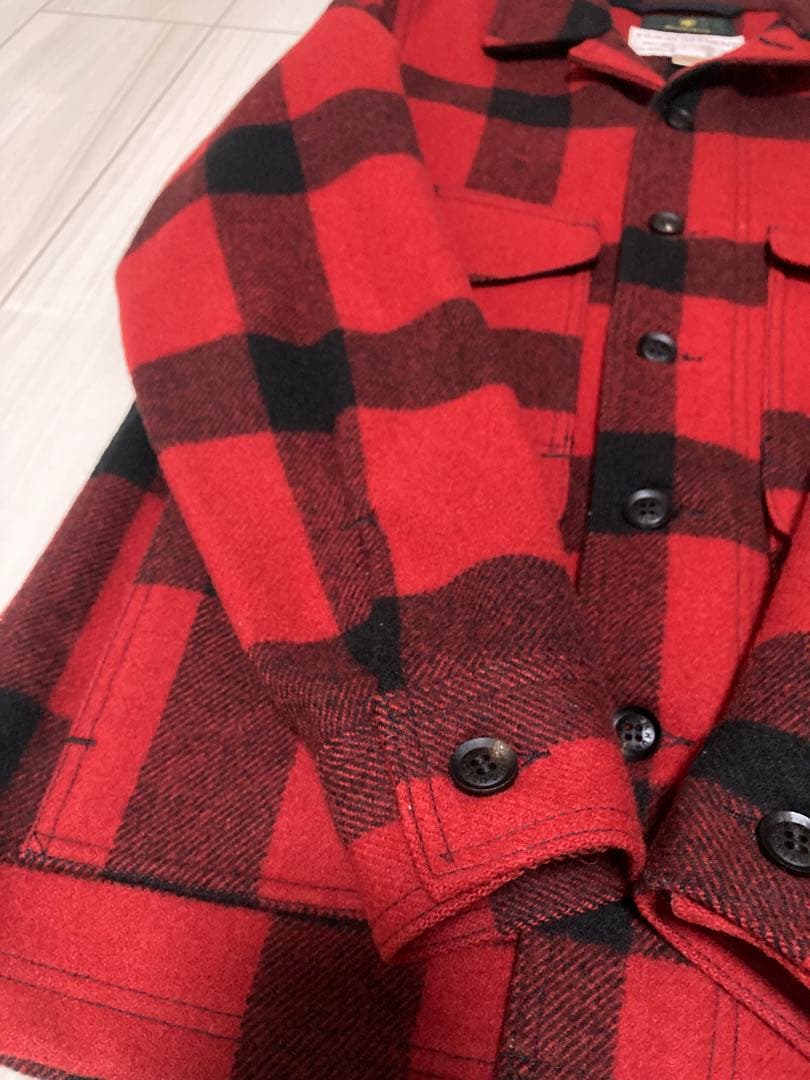 ハンティングワールド 50周年 ×フィルソン シングルマッキーノクルーザー 赤黒