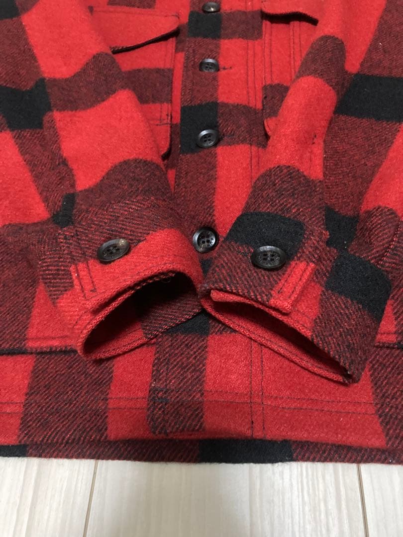 ハンティングワールド 50周年 ×フィルソン シングルマッキーノクルーザー 赤黒