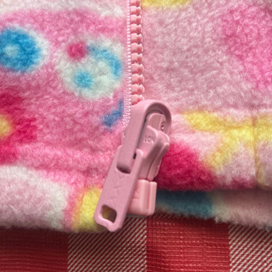 メゾピアノ❣️ミミ、ポポ2wayフリースジャケットジャンパー❣️140cm ピンク❣️