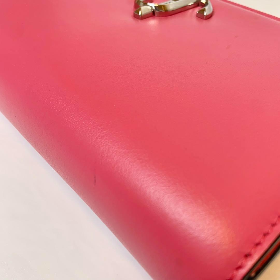 Jimmy Choo ジミーチュウ JCロゴ クラッチ ショルダーバッグ ピンク