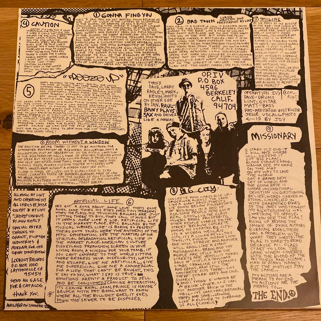 operation ivy rancid green day レコード LP