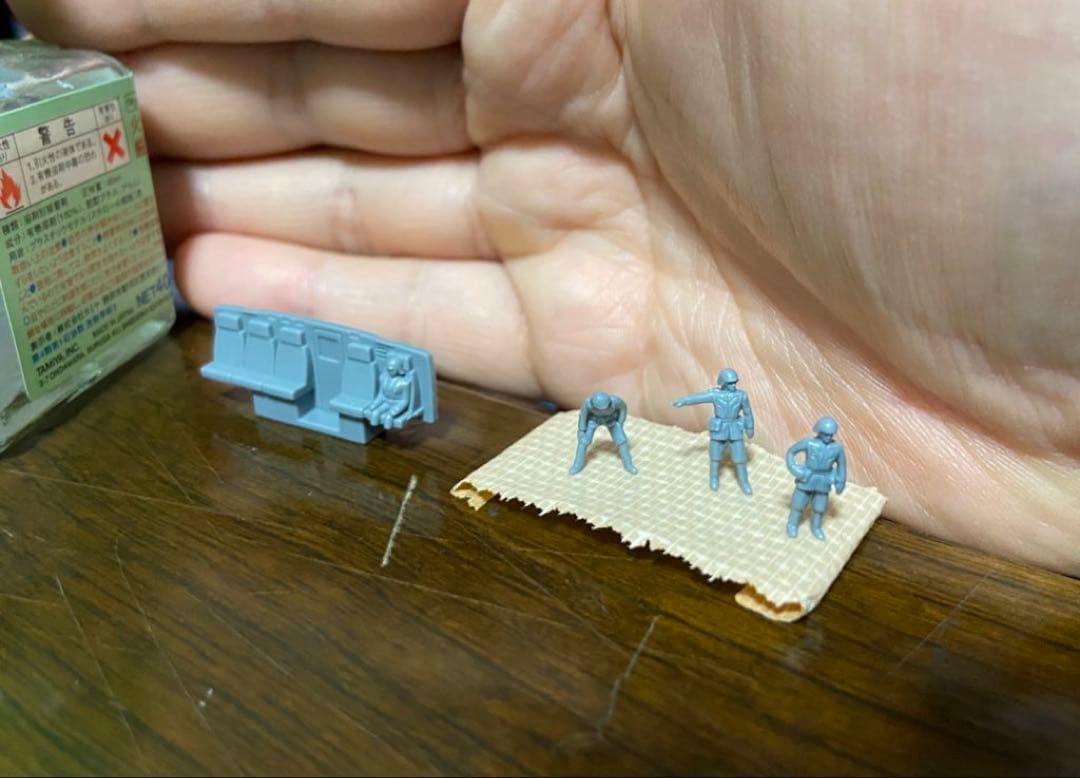 【全塗装】ヒルドルブ 、ドップファイター、サムソントレーラー　3機【完成品】