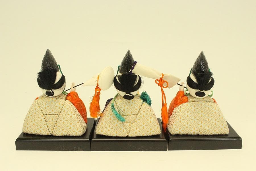 雛司 光陽 豆雛 木目込人形 揃い(A982)