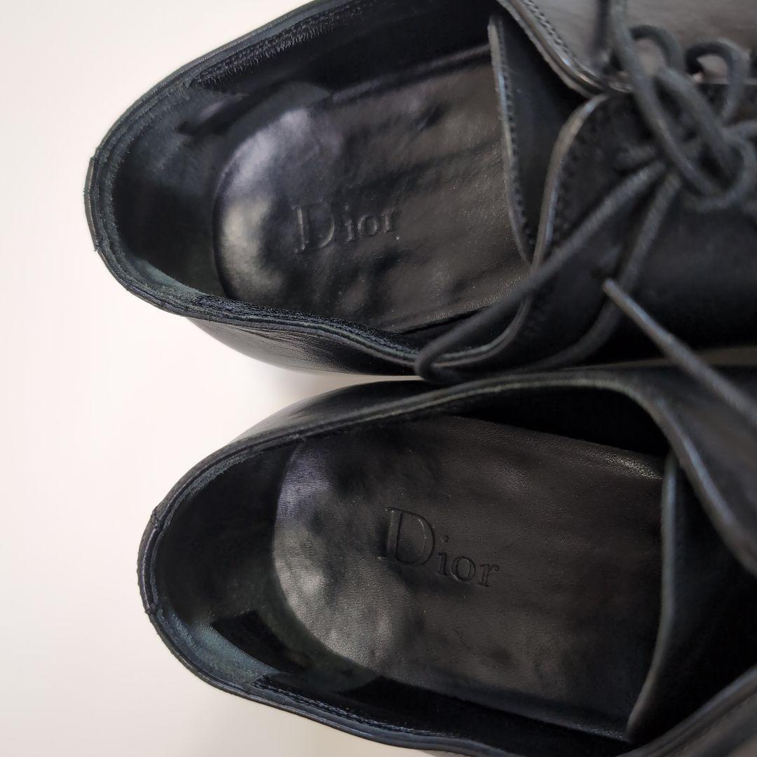本物　11500円Christian Dior レザー ドレスシューズ